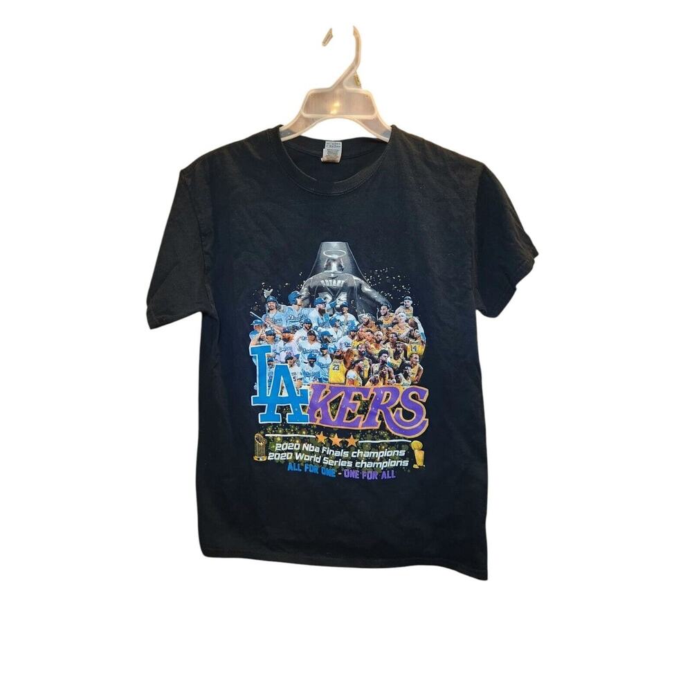 Los Angeles Lakers & Dodgers  short sleeve men's medium